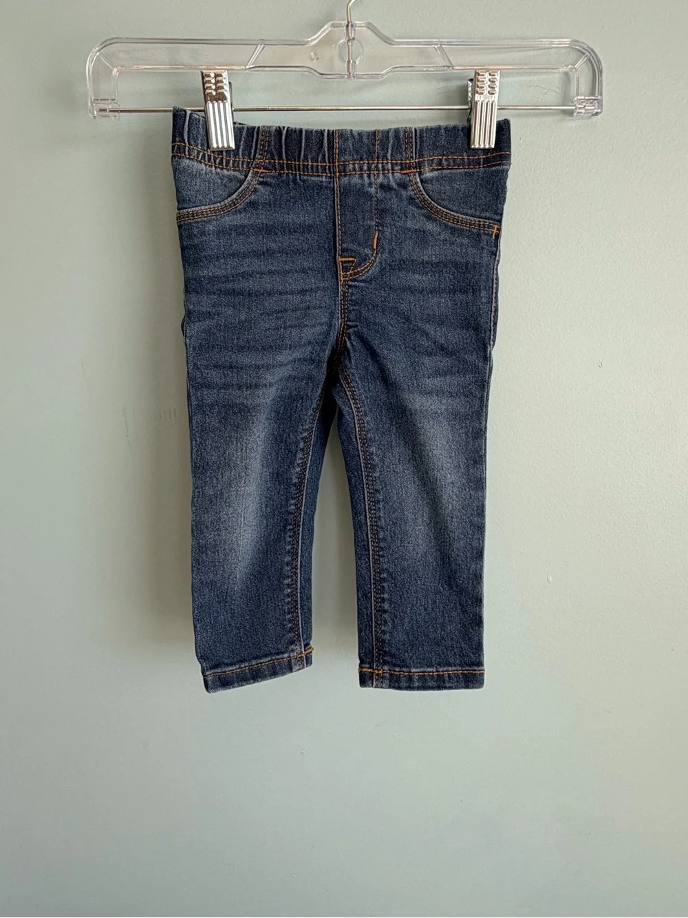 Old Navy Baby 18-24M Pull On Denim Jeggings Stretch Jeans